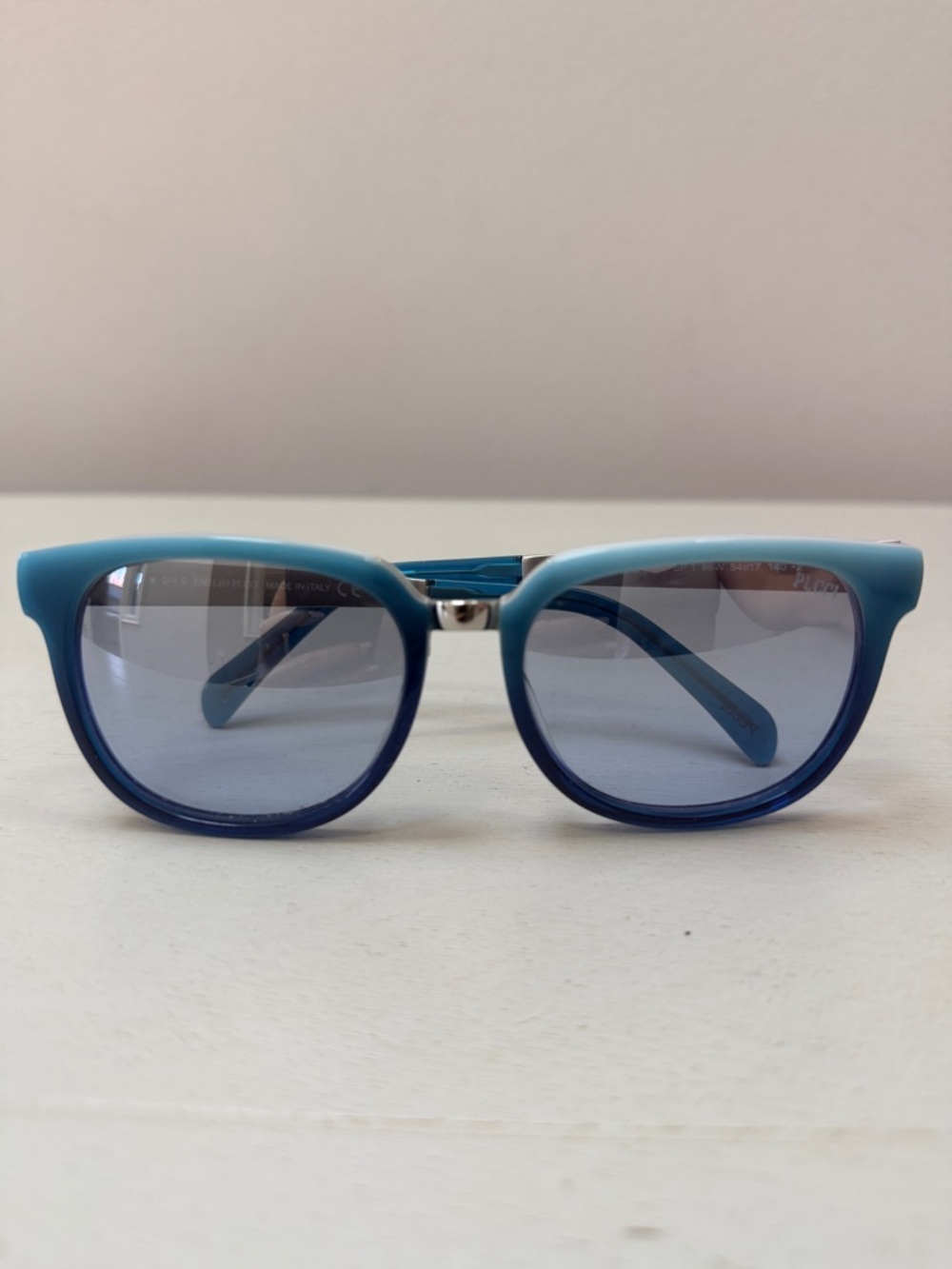 Emilio Pucci Blue Ombre Sunglasses